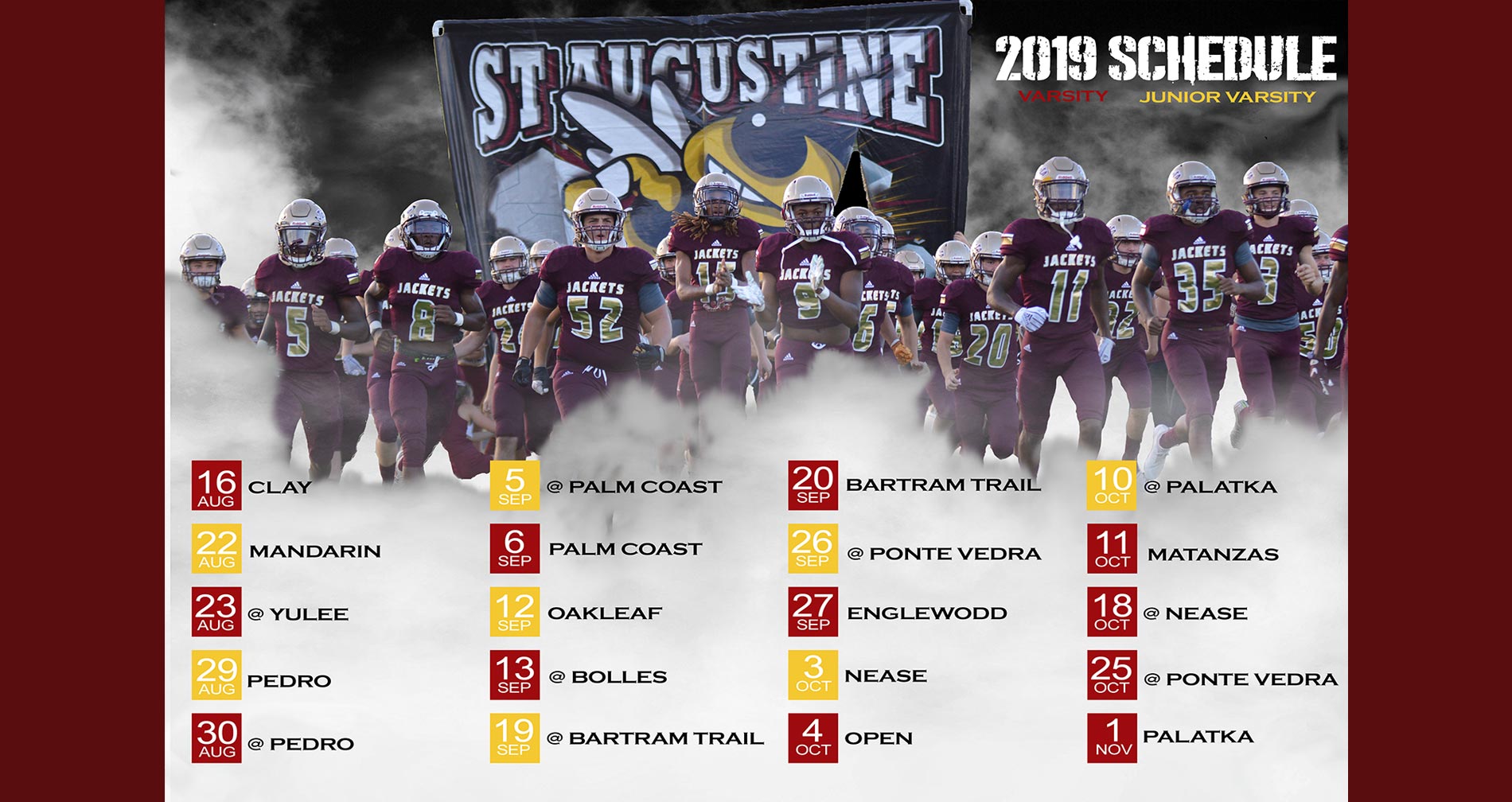 Saint Augustine High School Football To The Jacket Family